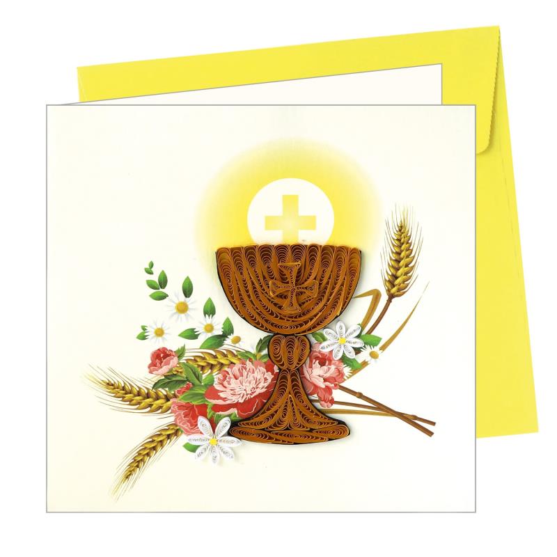 Origamy card - communion