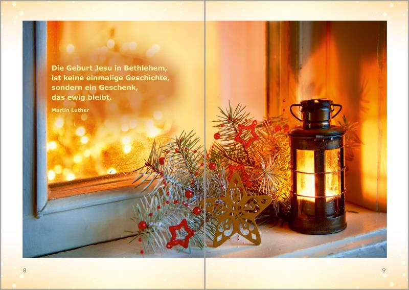 Gesegnete Weihnachten - Hell erglühn die Kerzen