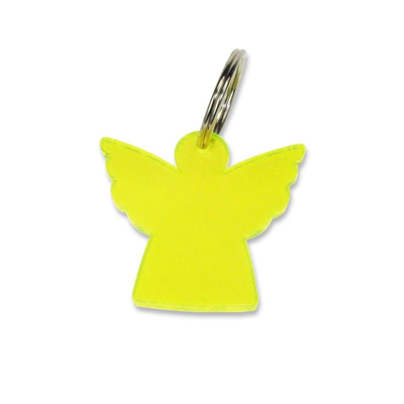 Schlüsselanhänger - Engel gelb
