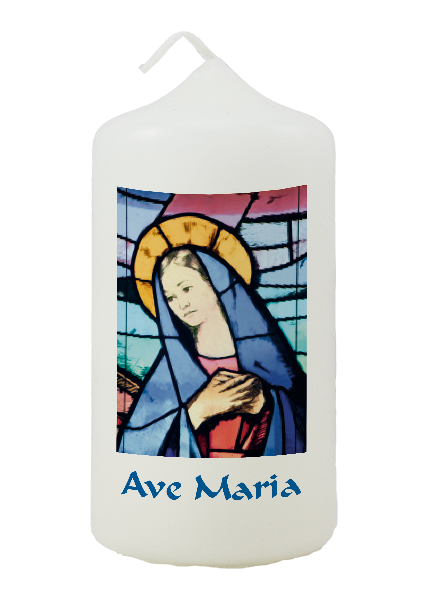 Ave Maria Candle – Church Window