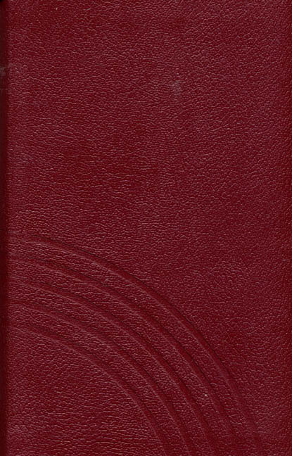 Ev. Gesangbuch Leder rot mit Goldschnitt Taschenausgabe