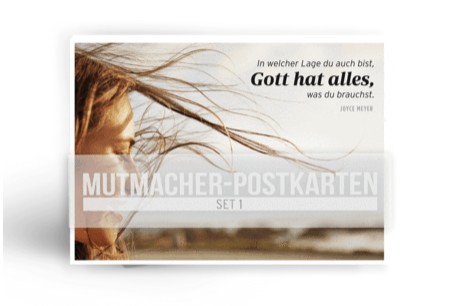 Mutmacher-Postkarten Set 1