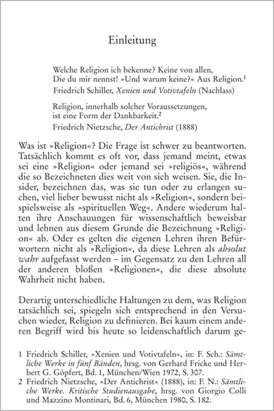 Was ist Religion? Texte von Cicero bis Luhmann