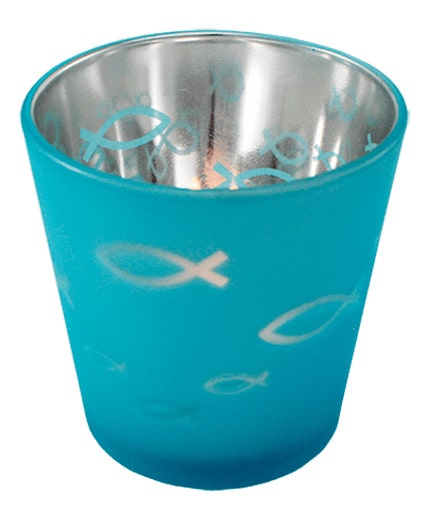 Glass Candle Holder “Ichthys”