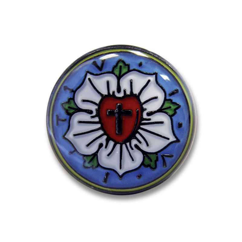 Pin Badge – Luther Rose