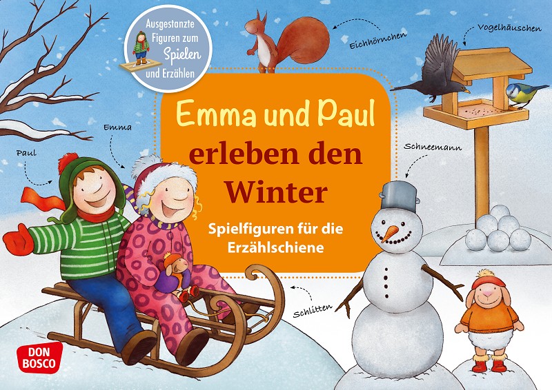 Emma und Paul erleben den Winter, für die Erzählschiene
