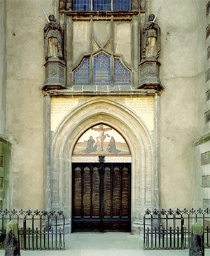 Portal der Schlosskirche zu Wittenberg