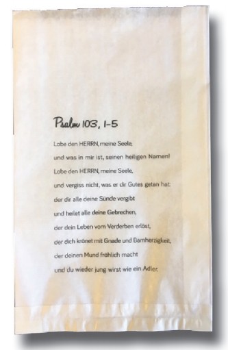 Faltbeutel "Psalm 103" (1.000 Stk)