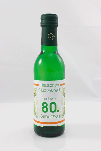 Wein zum 80. Geburtstag
