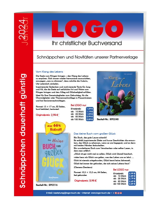 LOGO Bargain Catalog January 2024 Cover