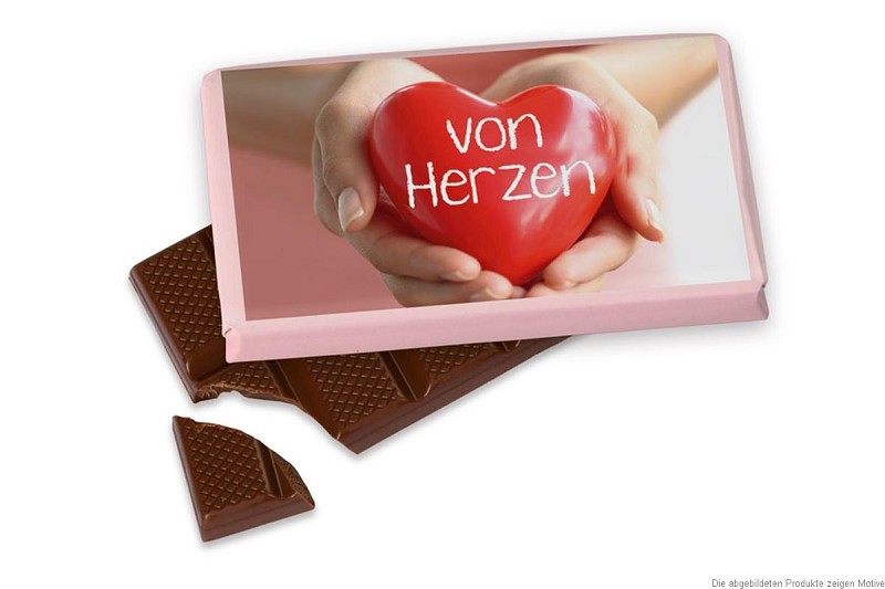 Schokolade "Von Herzen"
