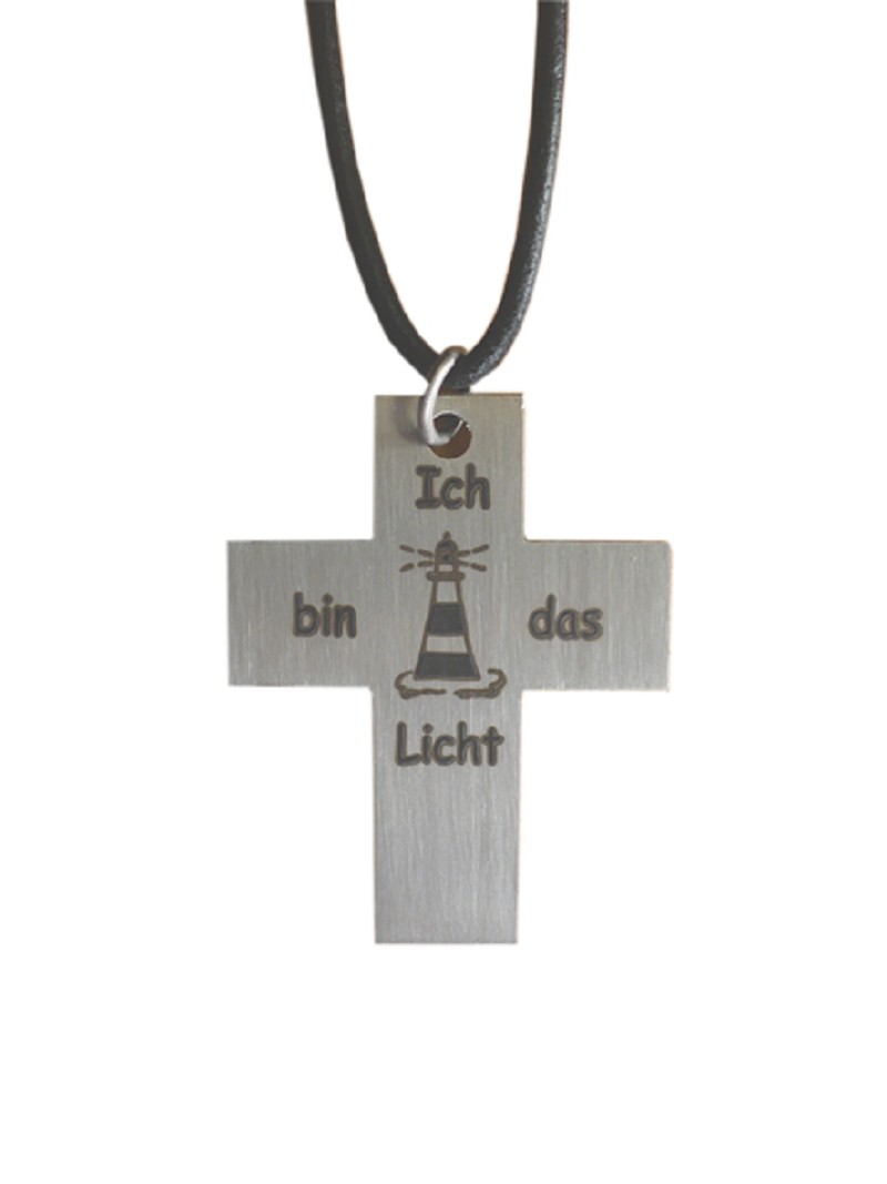 Personalisable Stainless Steel Cross
