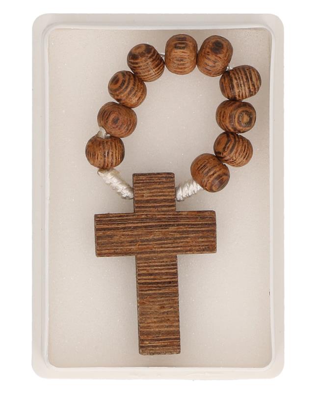 Finger rosary knotted