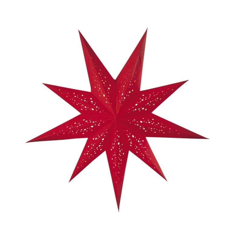 Decorative Folding Star Red M