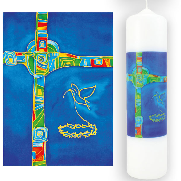 Baptism Candle Path of Life with God