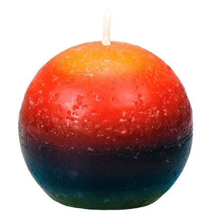 Rainbow Candle – Ball 4.5 cm