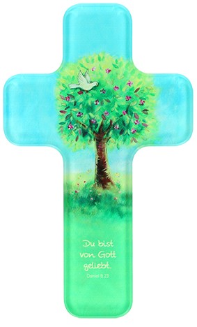 Kinderkreuz "Lebensbaum" aus Acrylglas