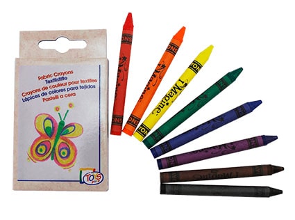 Fabric crayons – 8 Colours
