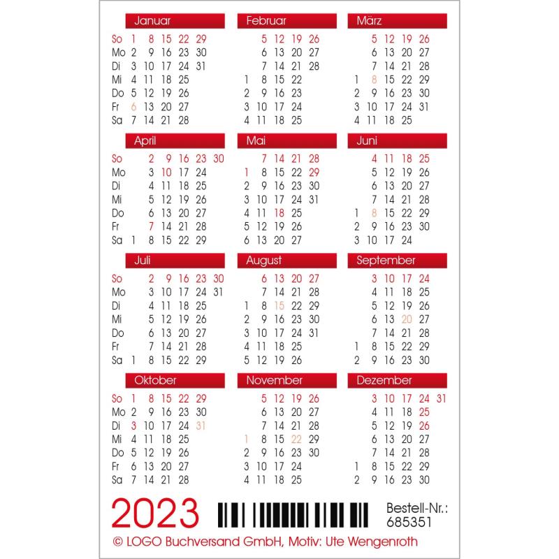 Taschenkalender Jahreslosung 2023