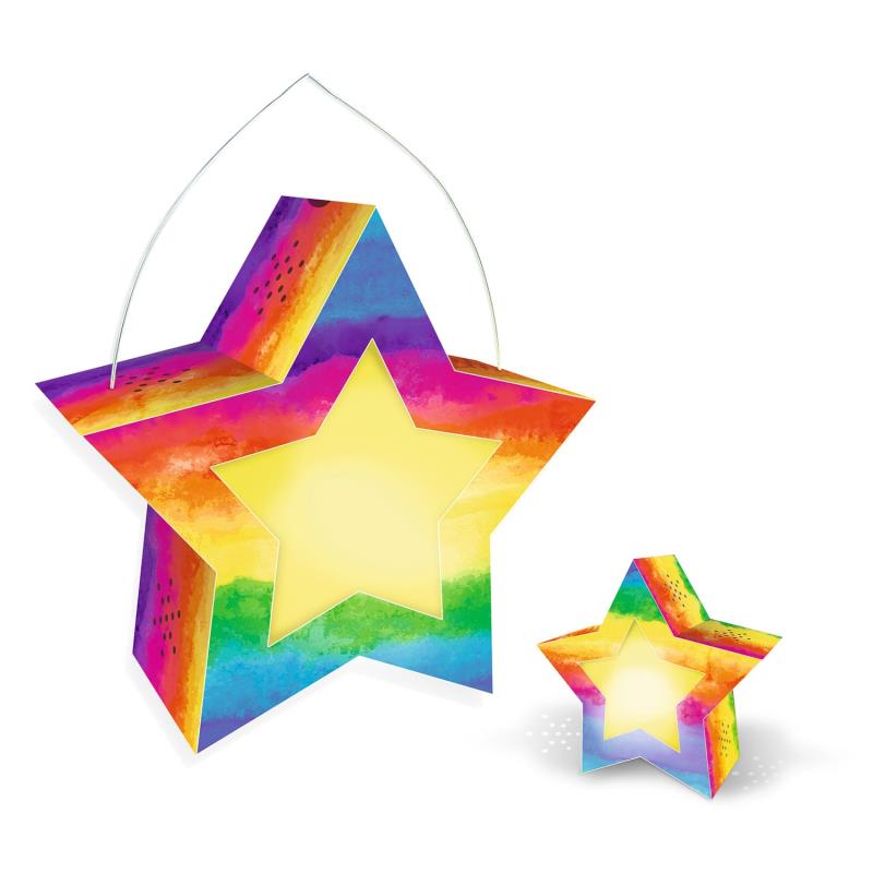 Laterne Twinkle Star - Aquarell