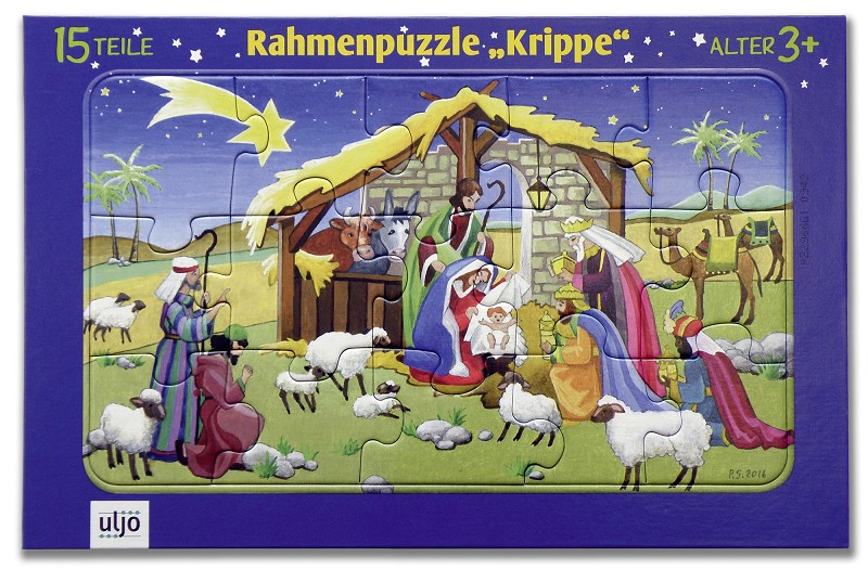 Rahmenpuzzle Krippe