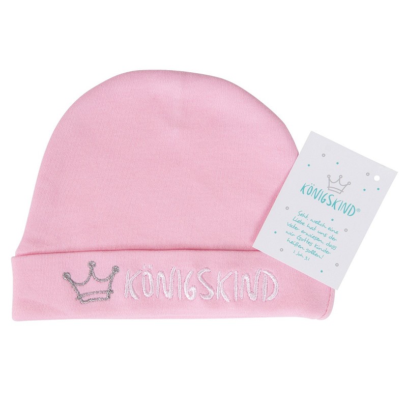Mütze "Königskind" rosa