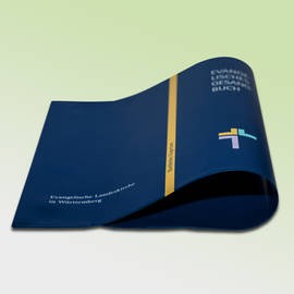 Schutzhülle blau für Ev. Gesangbuch Württemberg Mittel