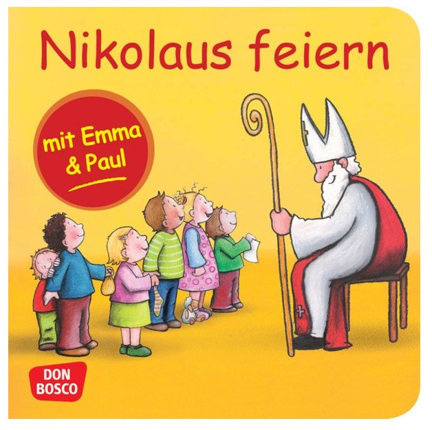 Nikolaus feiern mit Emma und Paul Mini-Bilderbuch