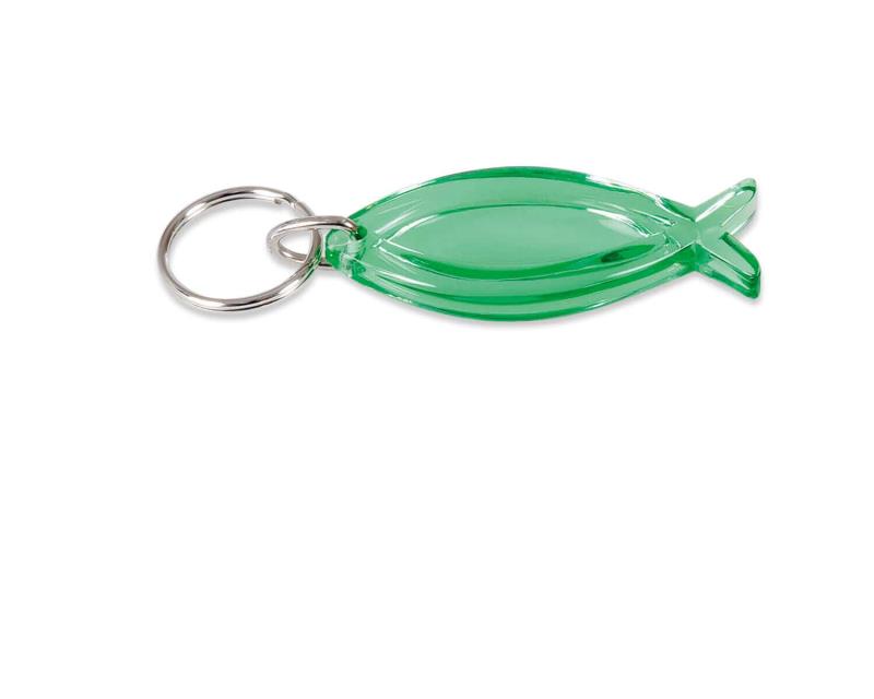 Schlüsselanhänger - Fisch grün