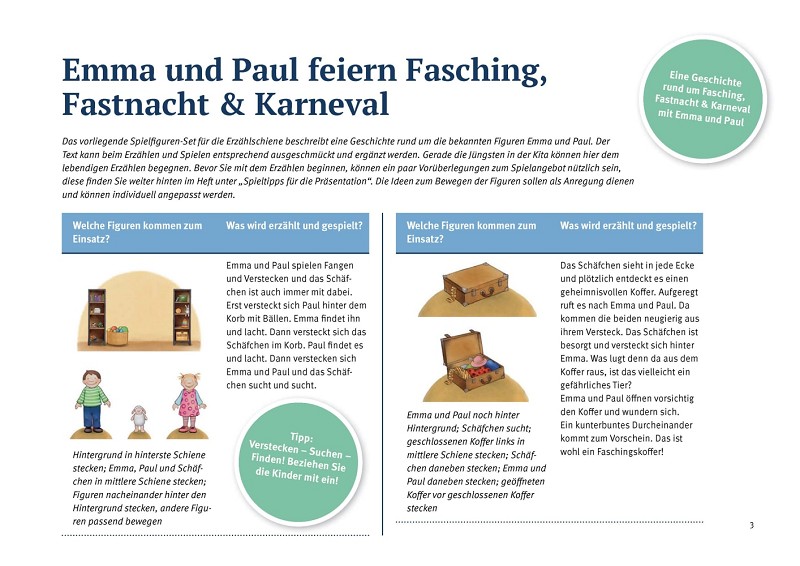 Emma und Paul feiern Fasching, Fastnacht & Karneval