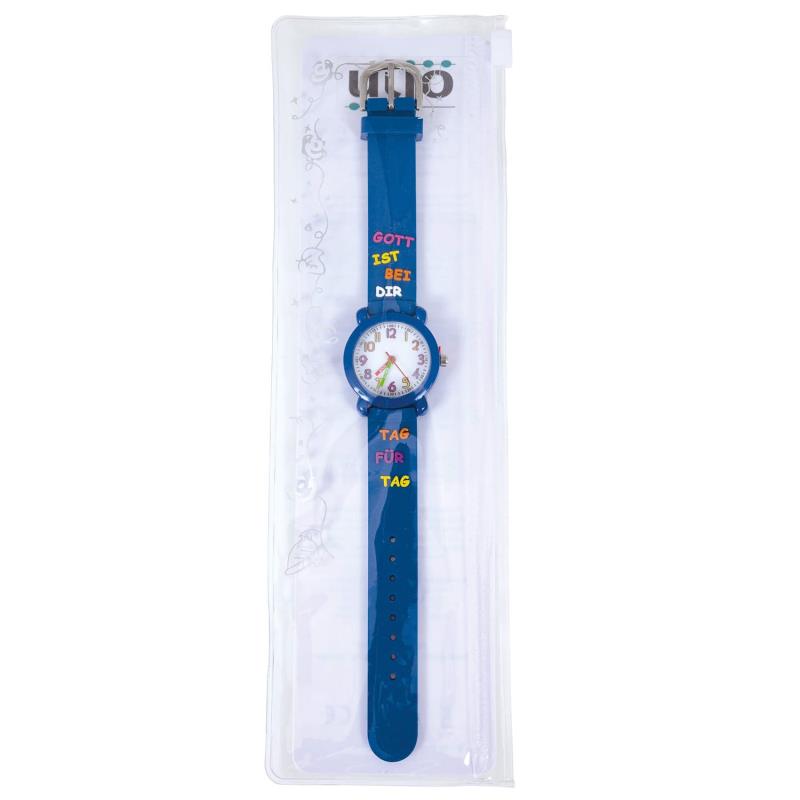 Kinder-Armbanduhr blau