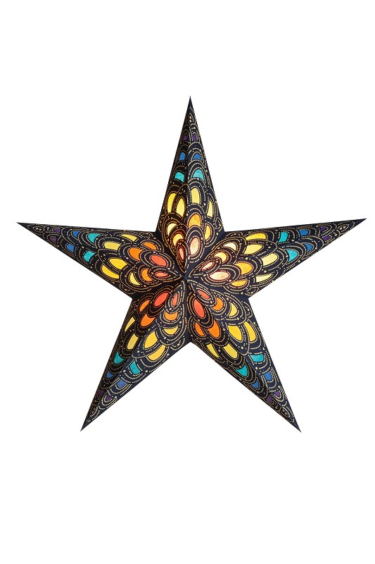 Decorative Folding Star Nari Rainbow M