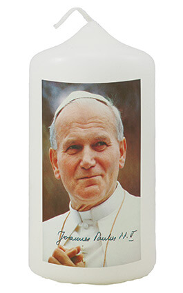 Kerze Papst Johannes Paul II.