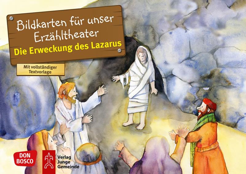 Die Erweckung des Lazarus. Kamishibai Bildkartenset.