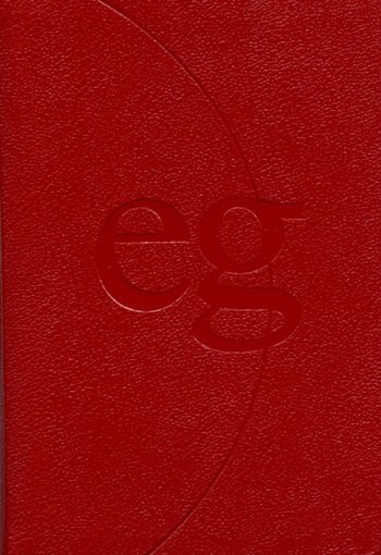 Ev. Gesangbuch Taschenausgabe rot mit Goldschnitt im Schuber