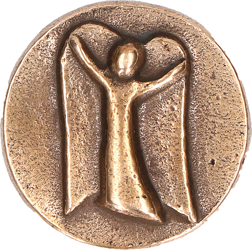 Bronze-Plakette "Ein Engel für dich"