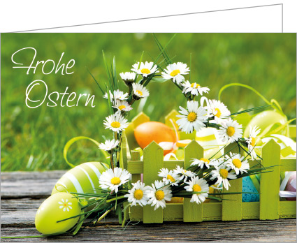 Fotogrußkarte Frohe Ostern