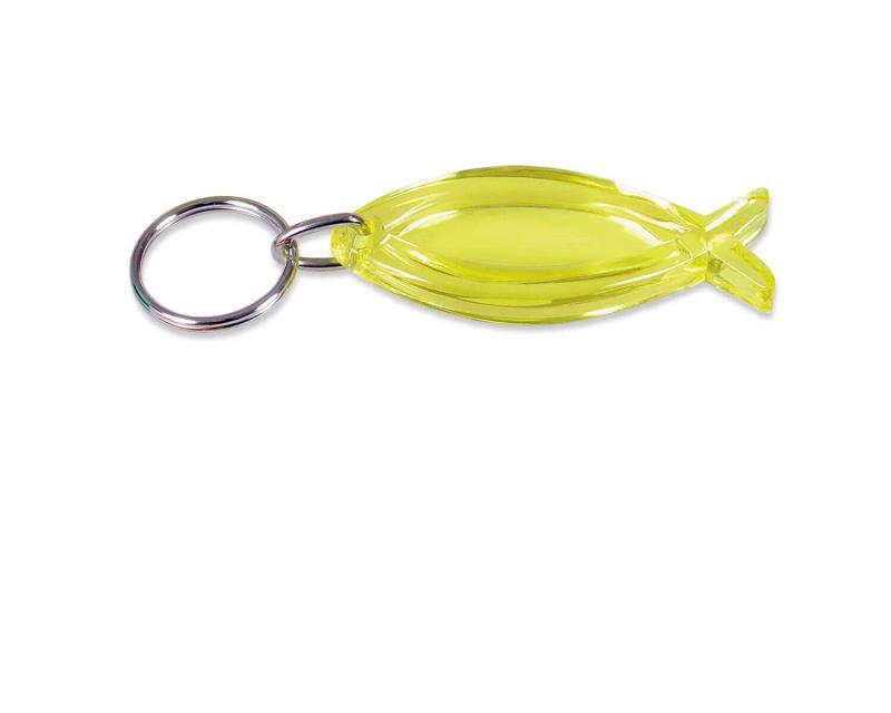 Schlüsselanhänger - Fisch gelb