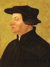 Porträt von Huldreich Zwingli
