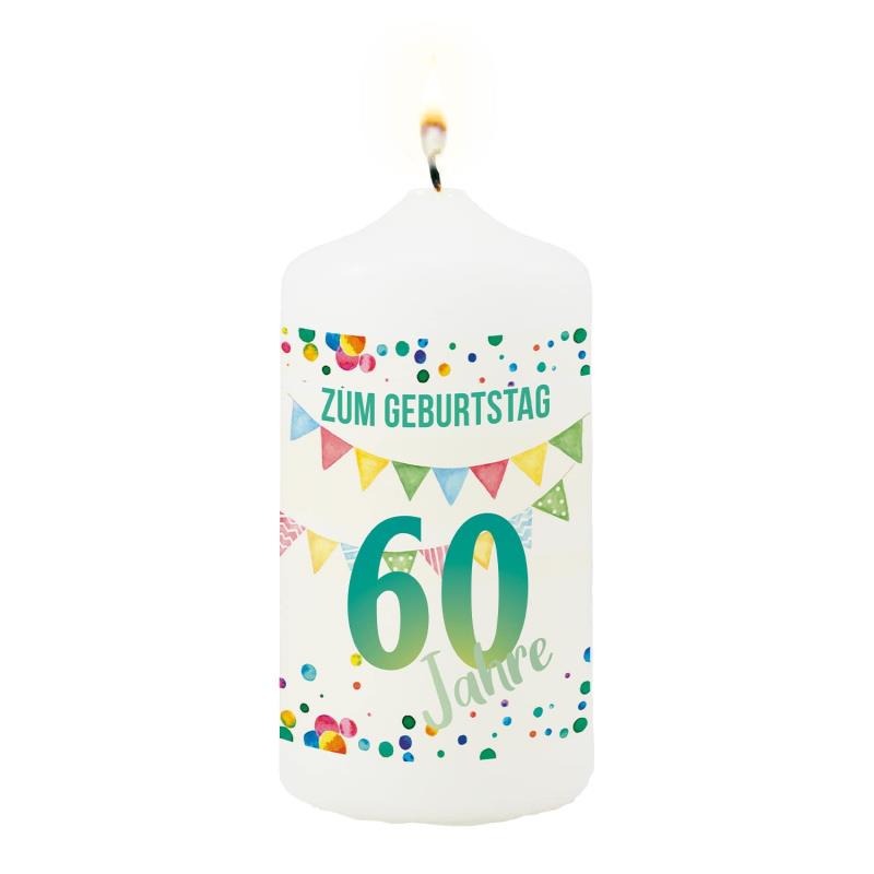 Kerze zum Geburtstag – 60 Jahre