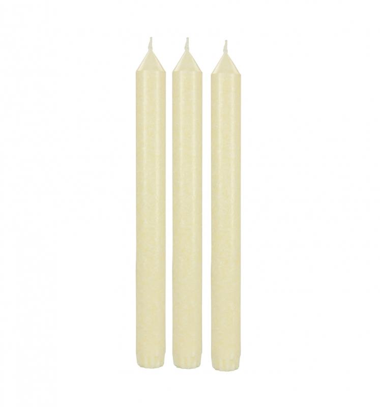 Table Candle Crème Set of 3