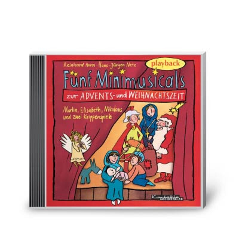 Fünf Minimusicals zur Advents- und Weihnachtszeit - Playback CD