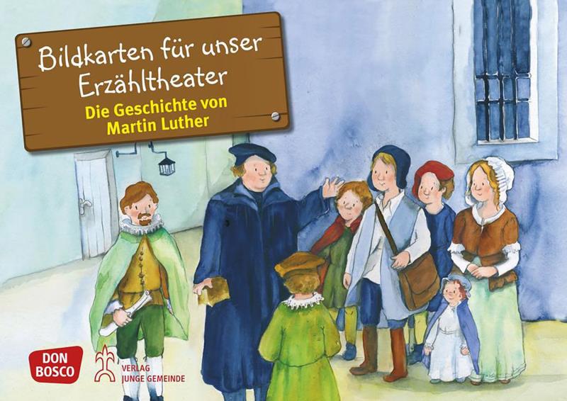 Die Geschichte von Martin Luther. Kamishibai Bildkartenset.