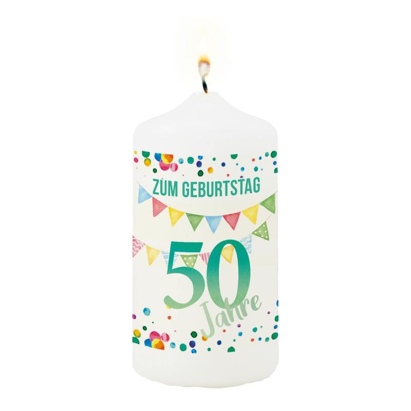 Kerze zum Geburtstag – 50 Jahre
