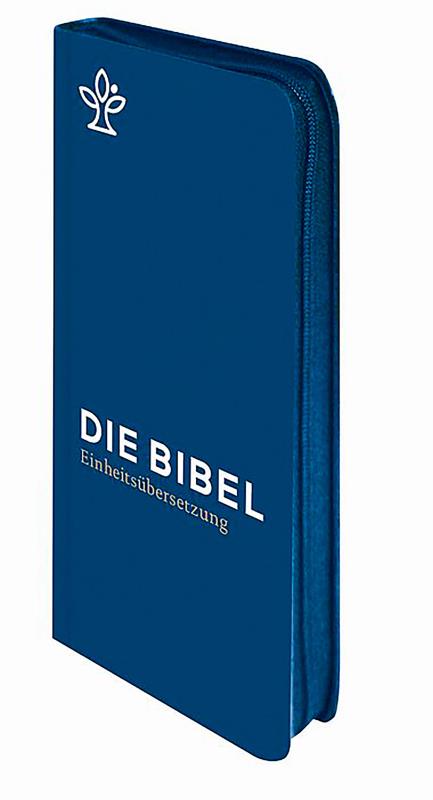 Die Bibel Einheitsübersetzung, Taschenausgabe blau mit Reißverschluss