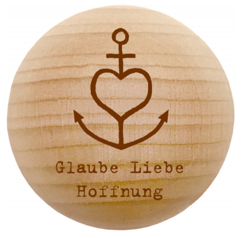 Holz-Handschmeichler - Glaube, Liebe, Hoffnung