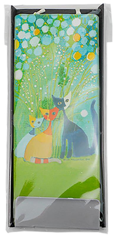Flat Candle "Family of Cats"
