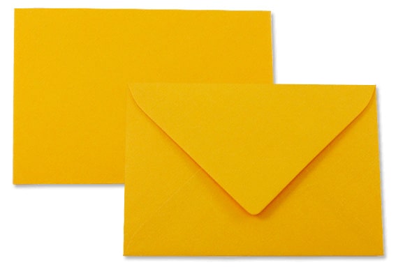 Umschlag C6 gelb