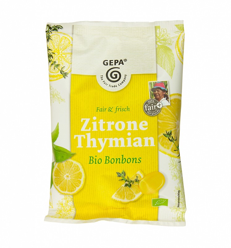 Zitrone Thymian Bio Bonbons