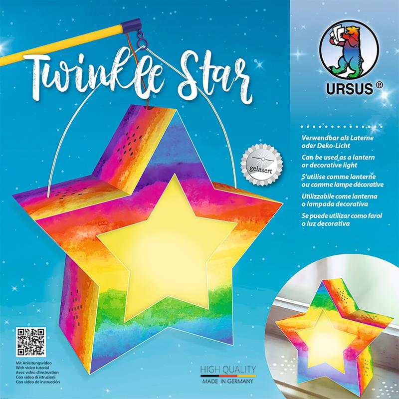 Laterne Twinkle Star - Aquarell